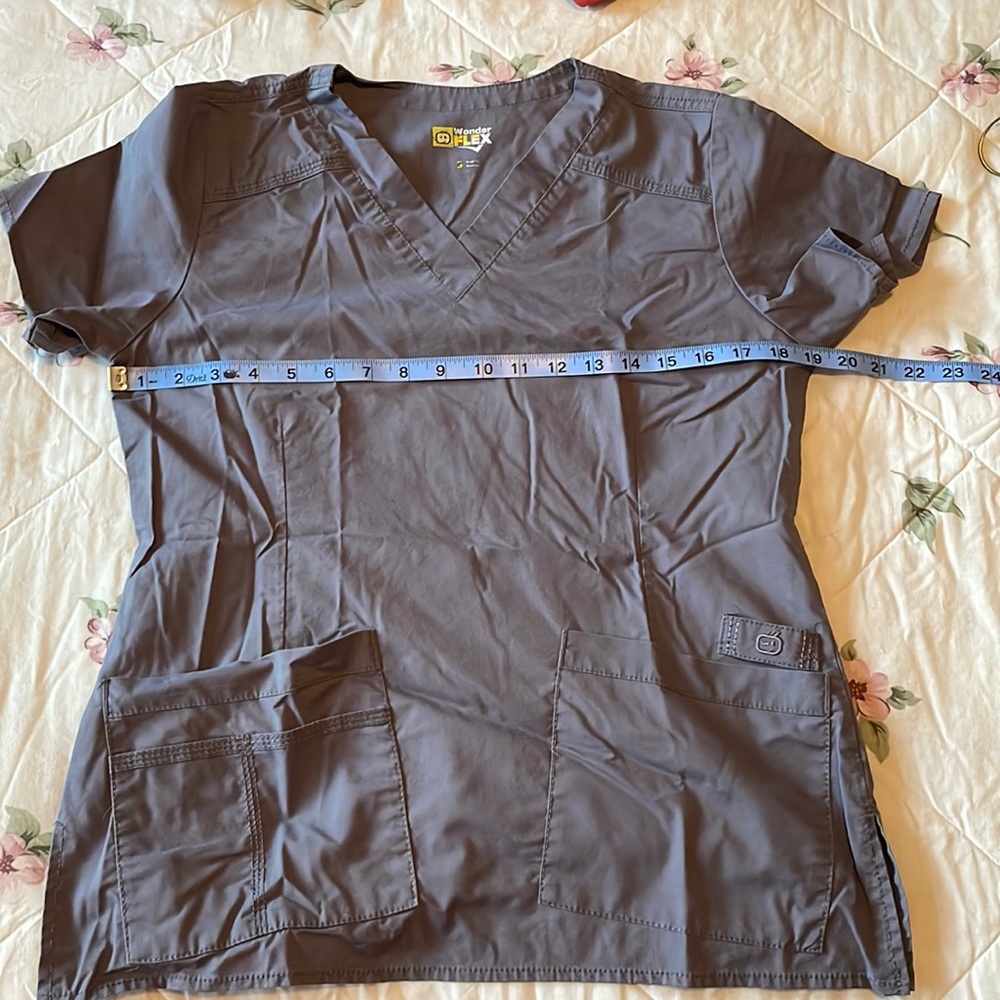 Small Grey Wonderflex Scrubs